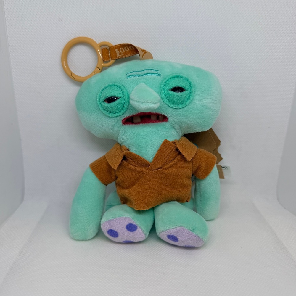 Fuggler x SpongeBob SquarePants Squidward Plush Bag Charm Keychain Mint Green
